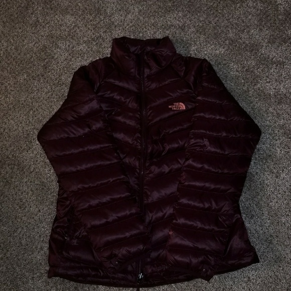 NWT Deep Red North Face Puffer jacket - Picture 1 of 2
